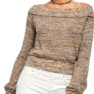 Free People Off the Shoulder Sweater